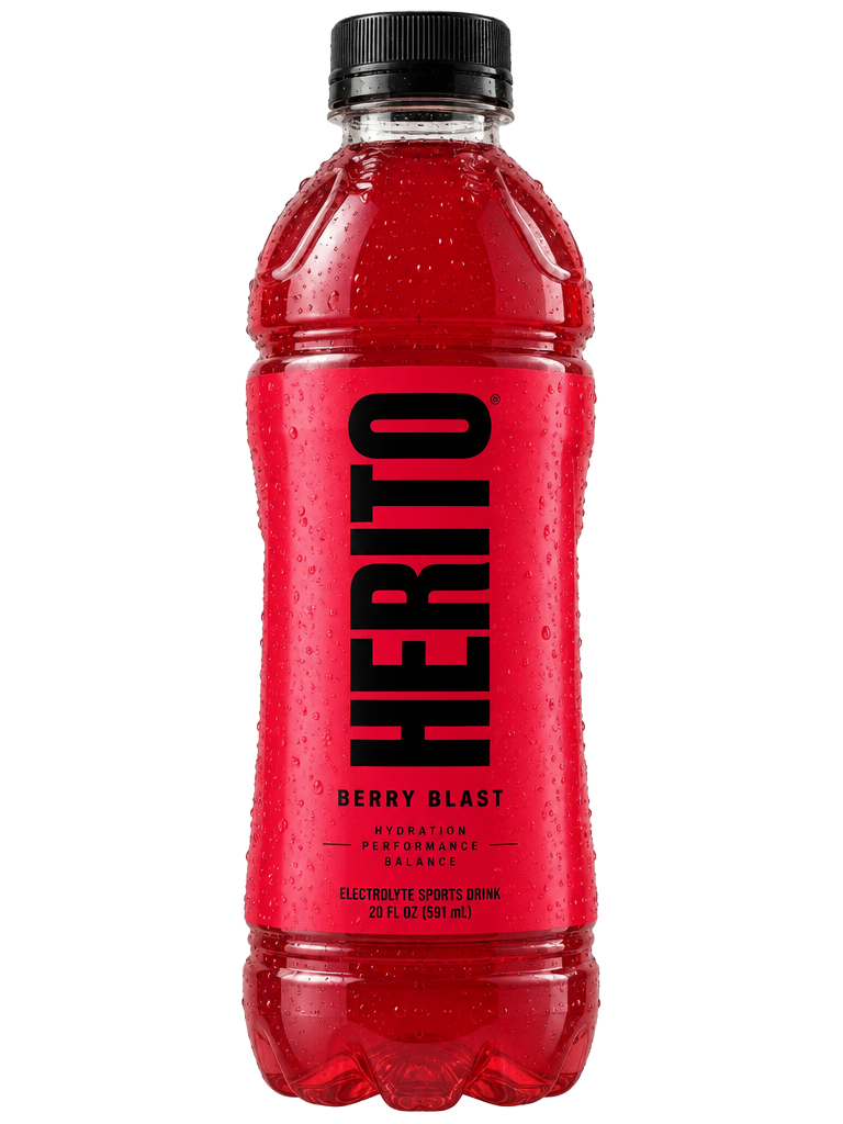 Herito Berry Blast sports drink bottle